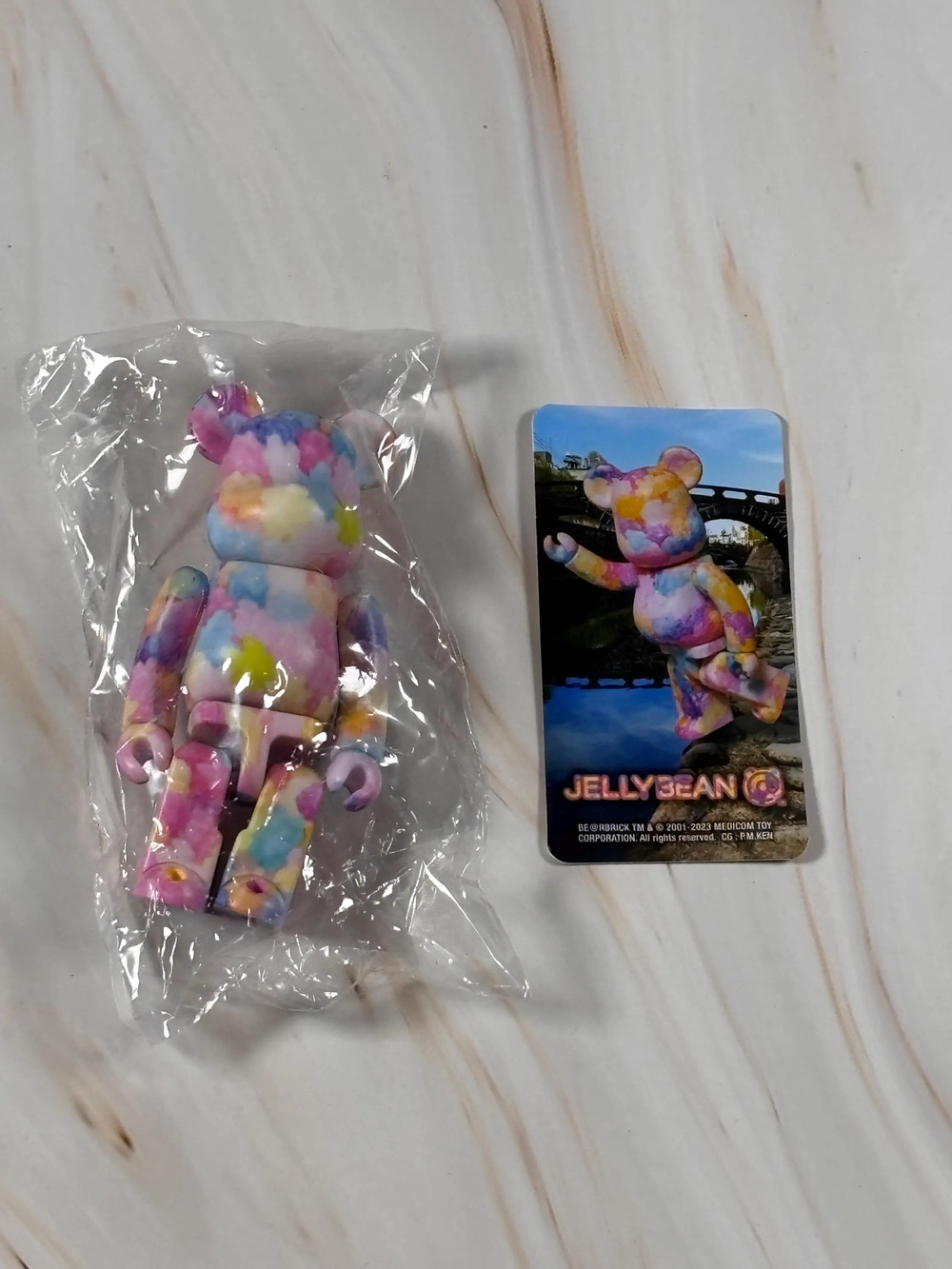 Medicom Rainbow Be@rbrick Bearbrick Jellybean 100% Series 47 Figure w/ Card New